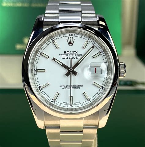 USED Usato Rolex Dial 116200 3135 BIANCO WHITE Luminova 